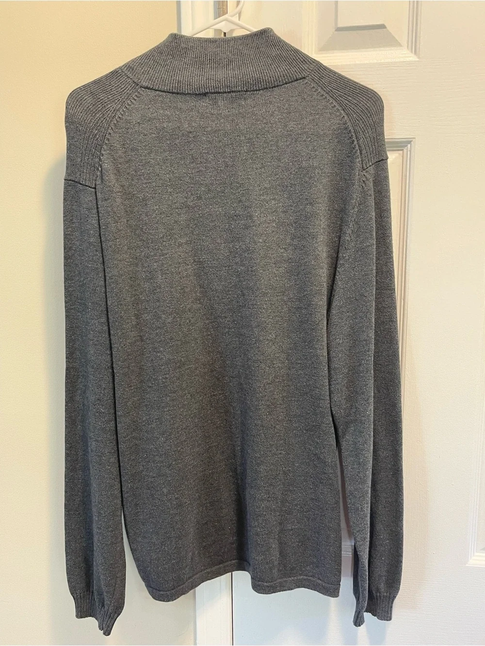 100% Authentic Calvin Klein Men's Quarter-Zip Mock Neck Sweater